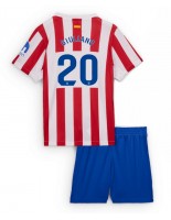 Atletico Madrid Giuliano Simeone #20 Kotipaita Lasten 2025-26 Lyhythihainen (+ shortsit)